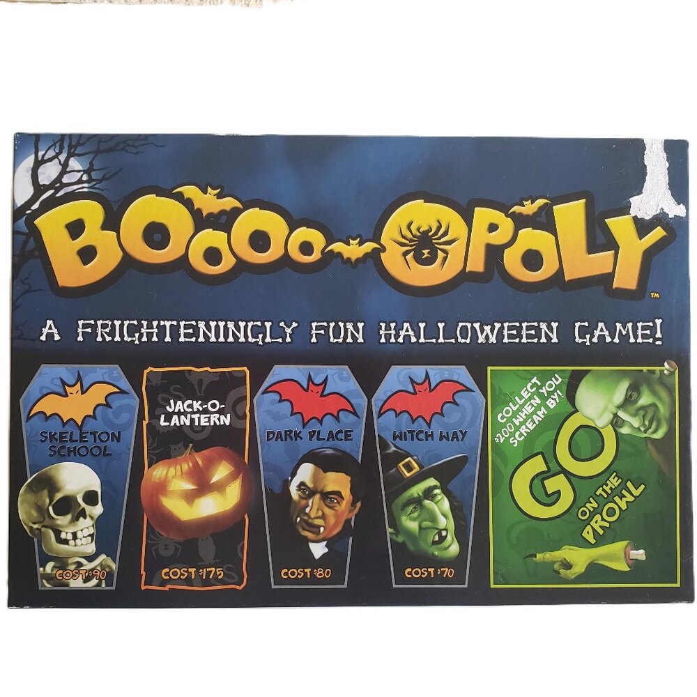 Boooo-Opoly Halloween Board Game 🎃 New Sealed